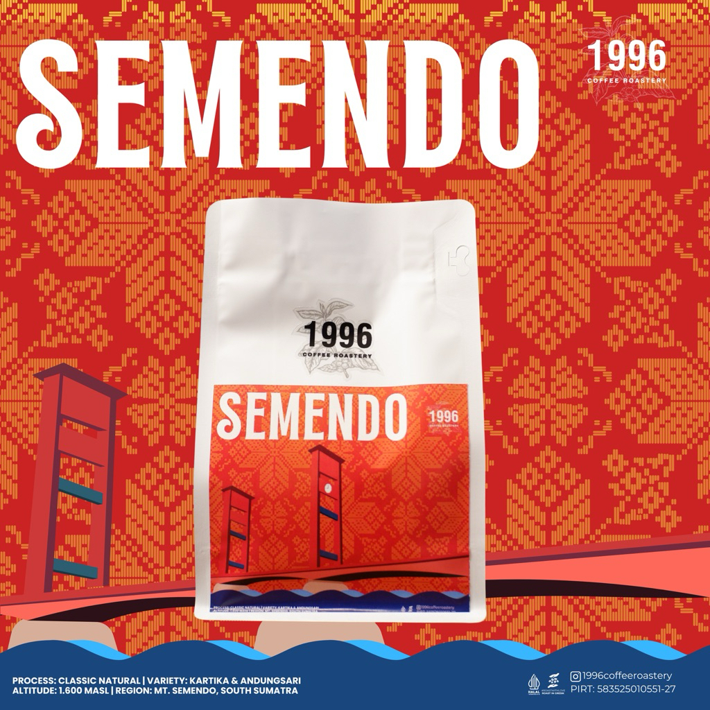 

Kopi Semendo - Filter Roast - 1996 Coffee Roastery