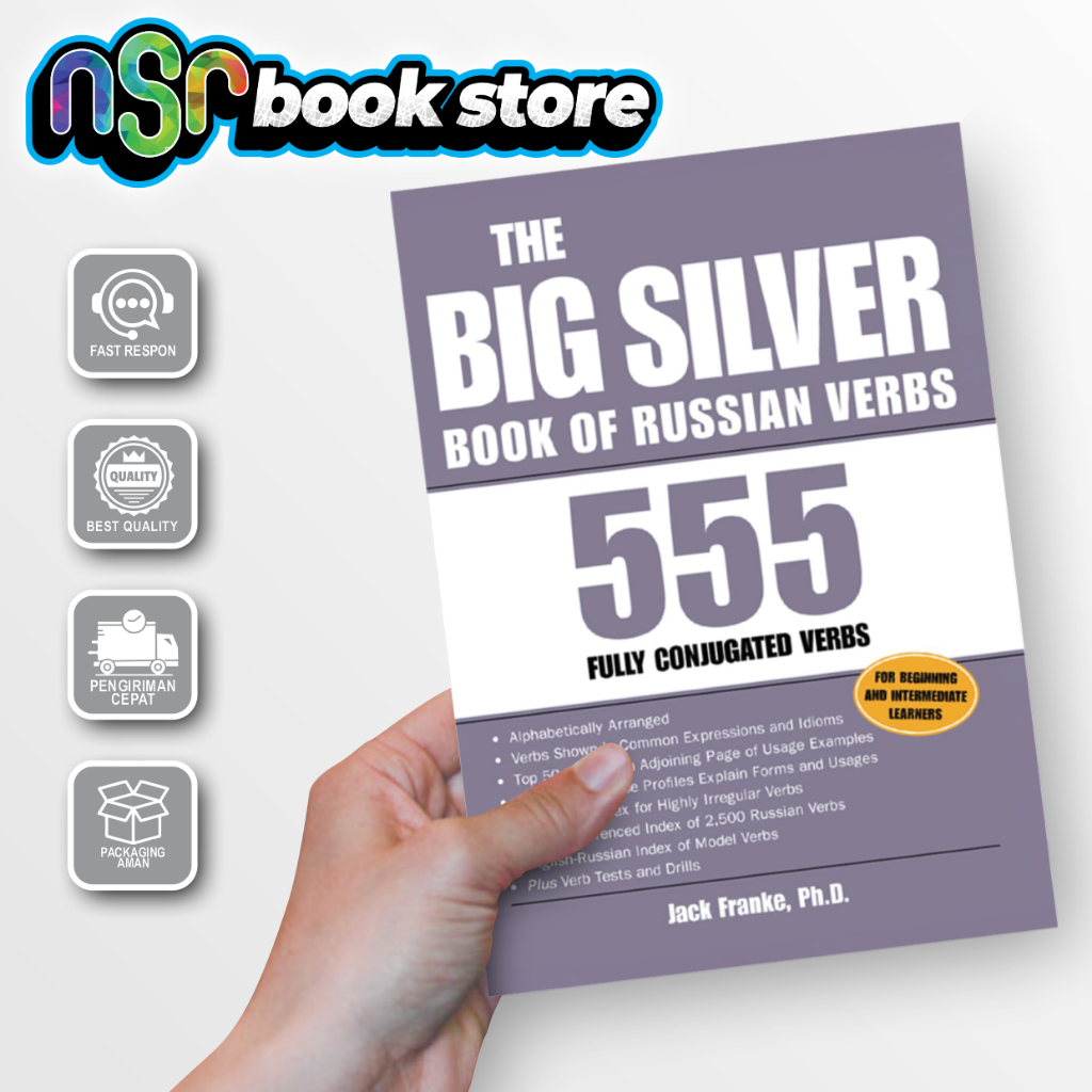 

Buku belajar The Big Silver Book of Russian Verbs: 555 Fully Conjugated Verbs