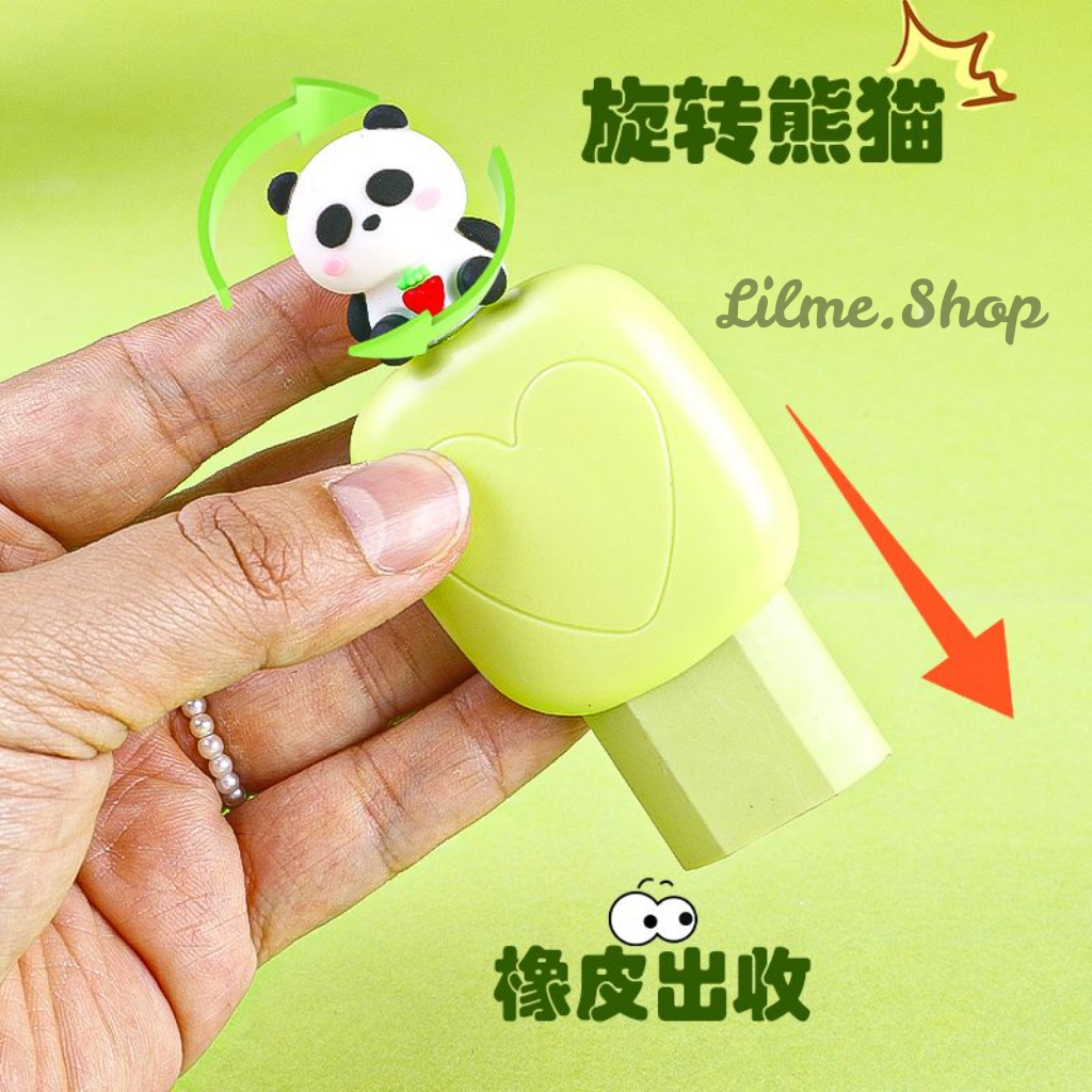

Penghapus Pensil Unik Panda Cute / Stip / Eraser Pensil Lucu Set