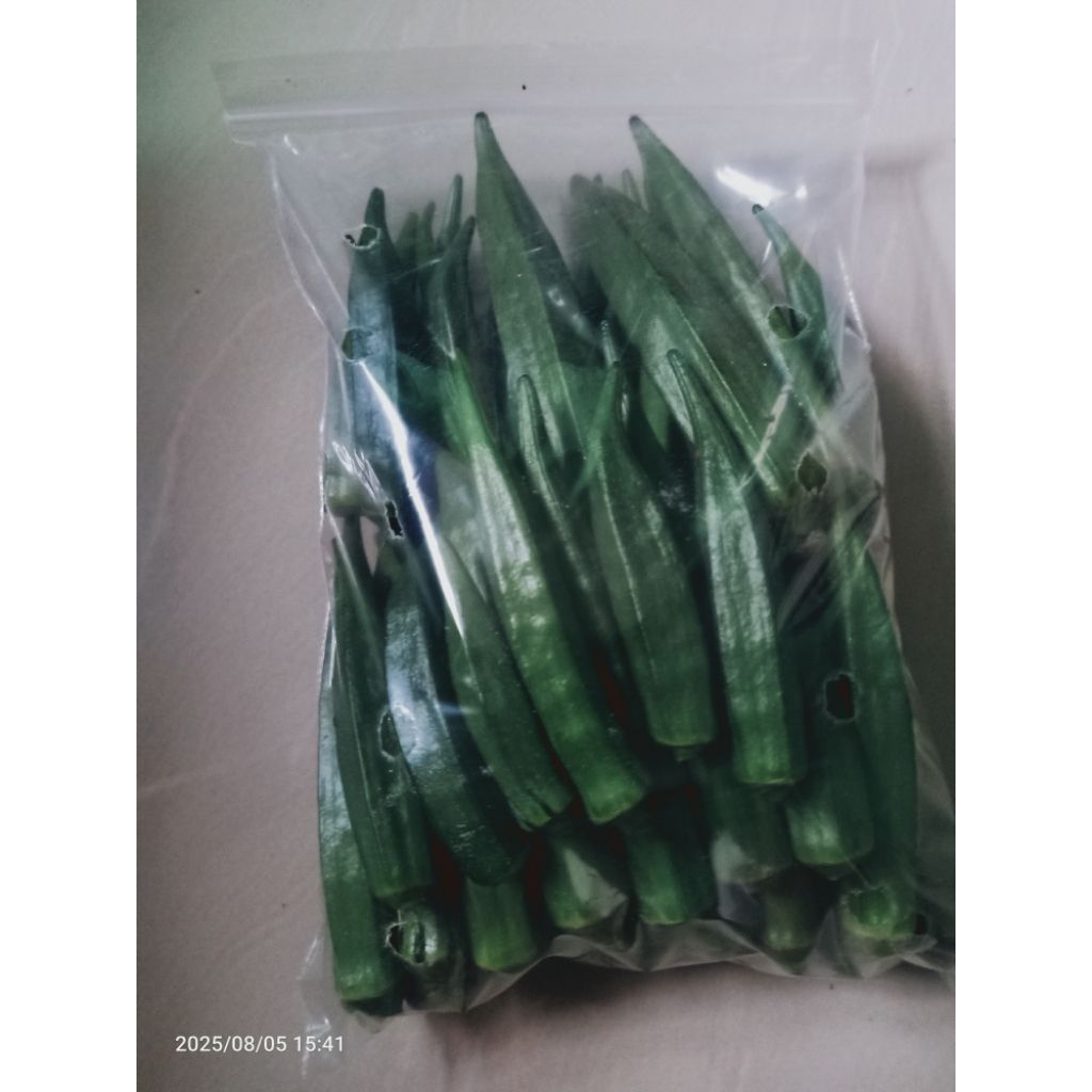 

JUAL OKRA HIJAU FRESH~Berat:1 KG,0.5 KG~Tonase Panen Sedang~Sayuran~KELOLA BOGA MART