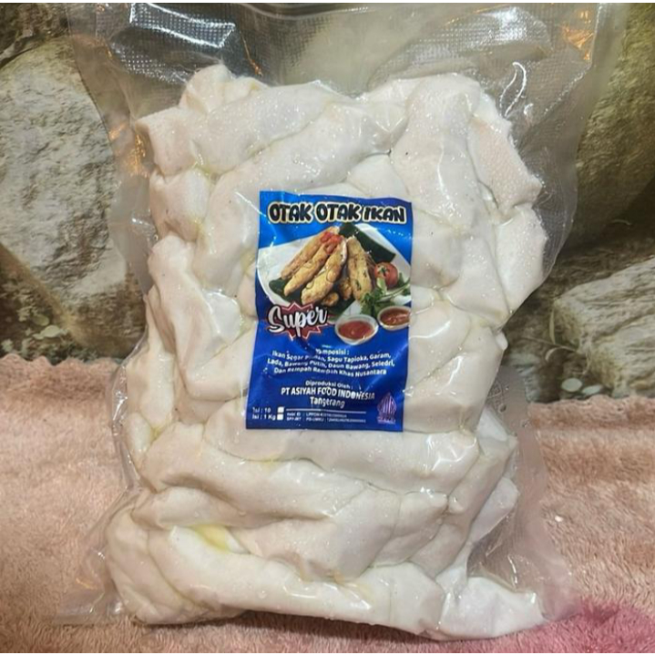 Otak otak Ikan super 1kg terbuat Dari Ikan super dan bumbu bumbu pilihan Frozen Cemilan Food Masakan