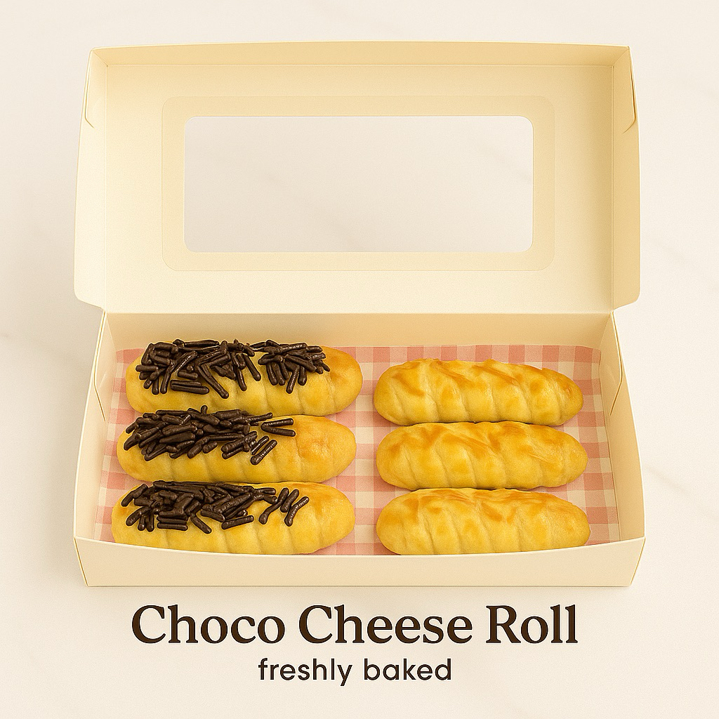 

Choco Cheese Roll Homemade
