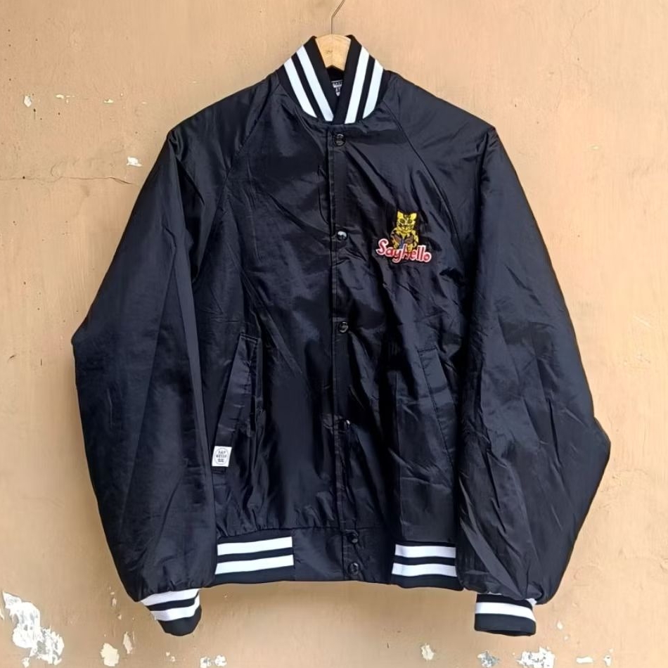 Jacket varsity sayhello japan streetwear rare