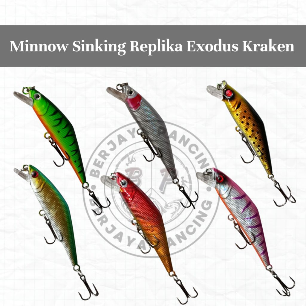 Minnow Sinking Replika Exodus Kraken