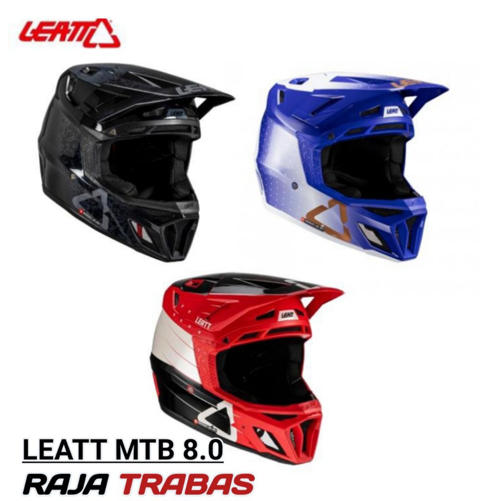 HELM MTB LEATT 8.0 GRAVITY / HELM SEPEDA GUNUNG MERK LEATT