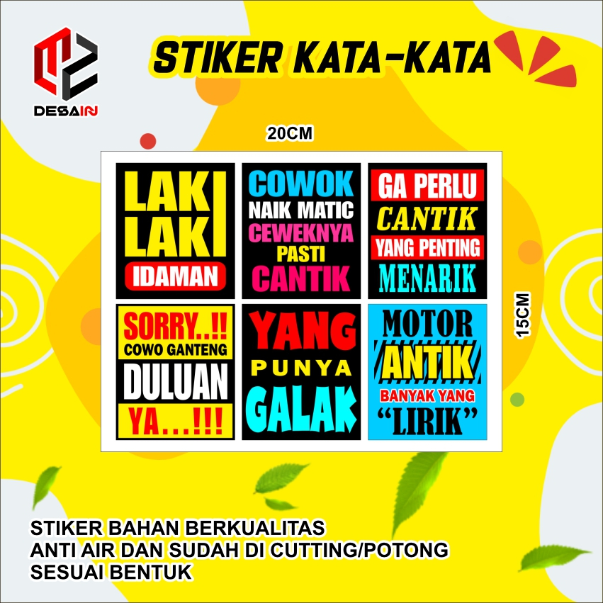 

stiker print cutting berkualitas anti air