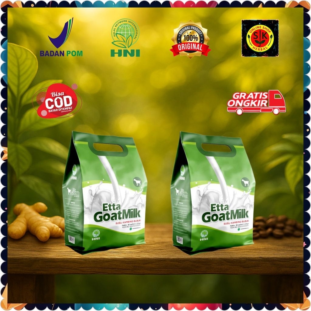 

Susu Etta GoatMilk Economy Pack Isi 2 ( 2 Bungkus × 250 gr )