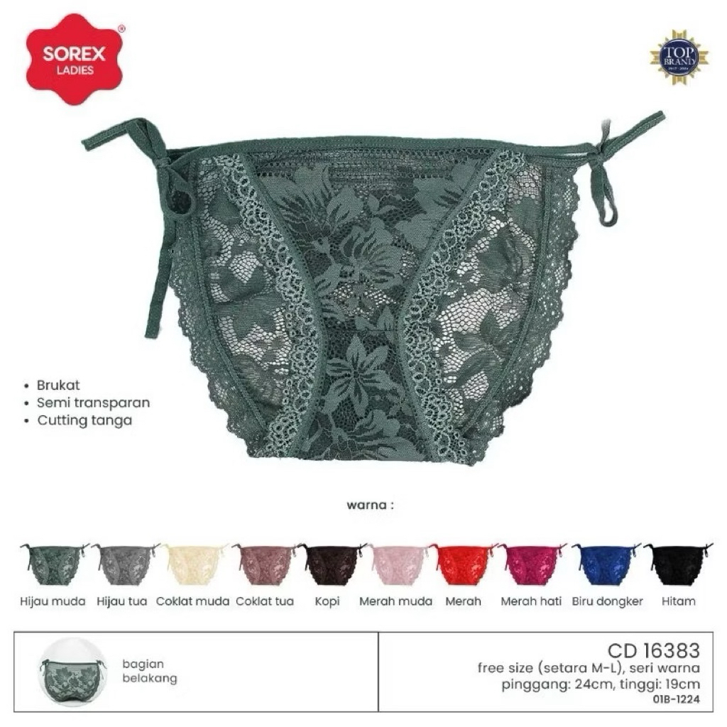 cd brukat sorex tali samping