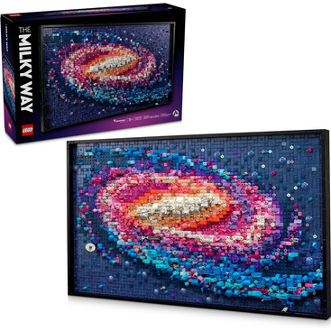 LEGO Art The Milky Way Galaxy Building Set - Space Decor DIY Kits for Adults for Bedroom Wall, Ages 