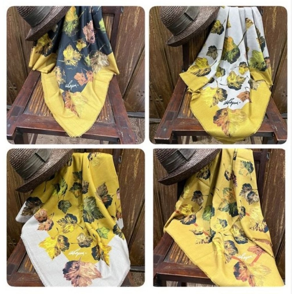 IDA ROYANI SCARVES MOTIF DAUN