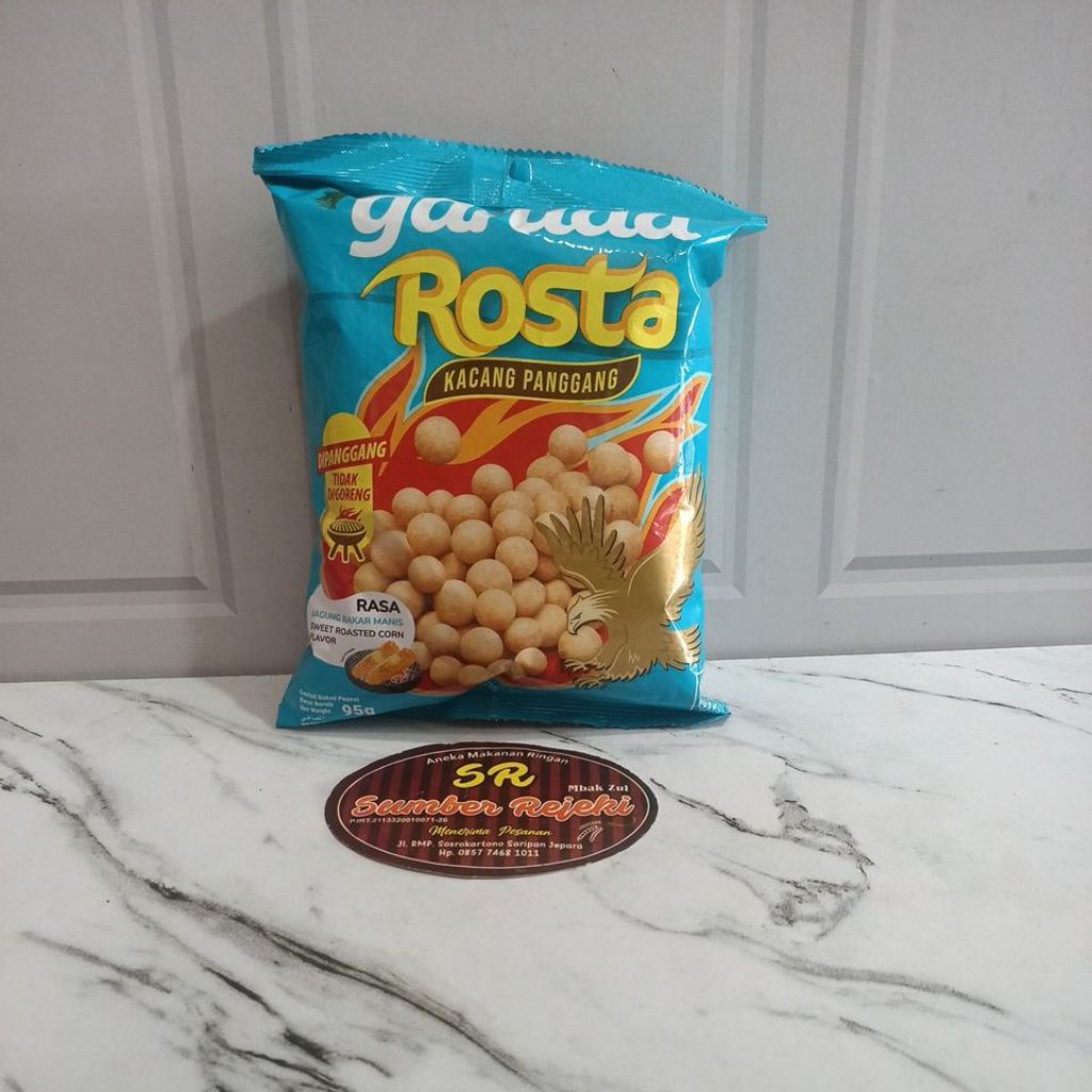 

GARUDA ROSTA KACANG PANGGANG RASA JAGUNG BAKAR BERAT 95 GRAM