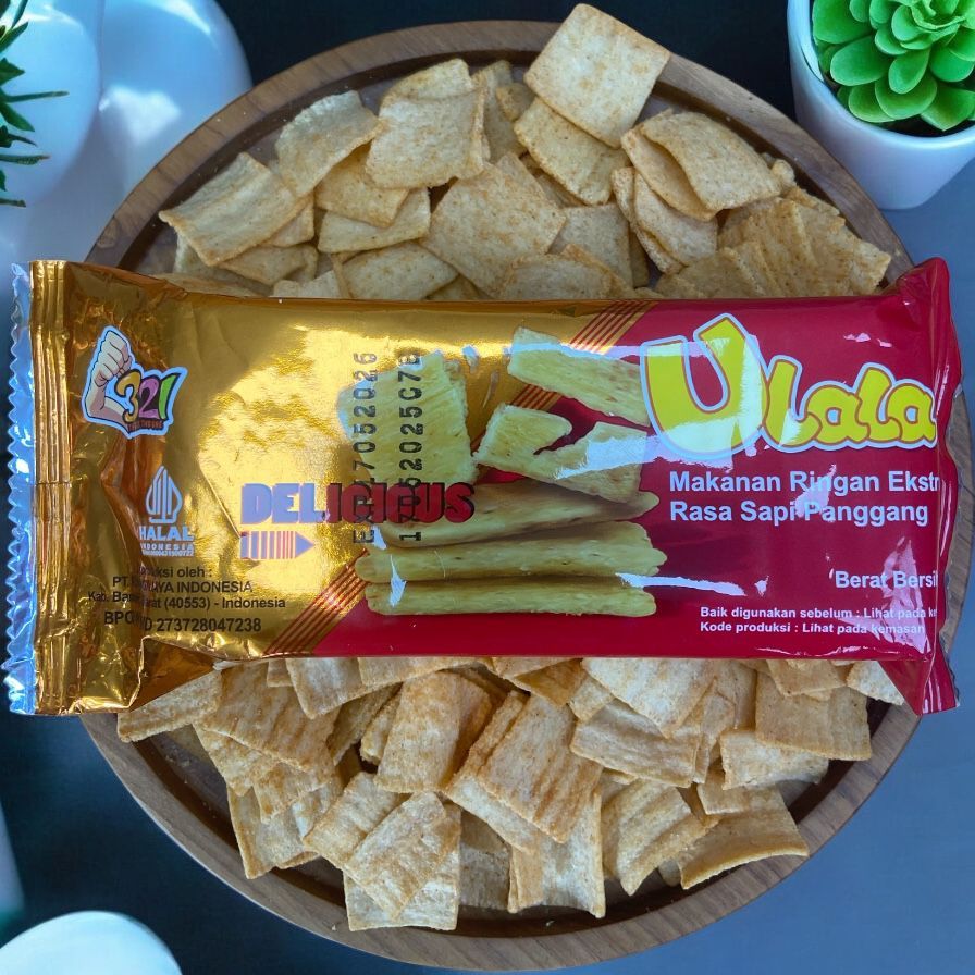 

Paket Snack Mix Ulala (isi 30pcs) Free Gift Snack - Camilan Gurih dan Renyah (2 Rasa) - Food