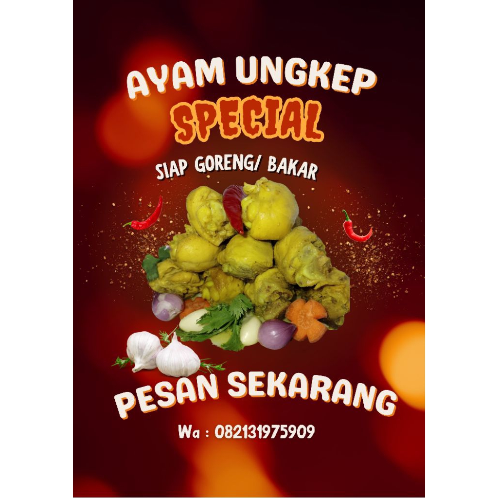 

AYAM UNGKEP BUMBU KUNING FROZEN DENGAN BUMBU MELIMPAH ISI 10 POTONG