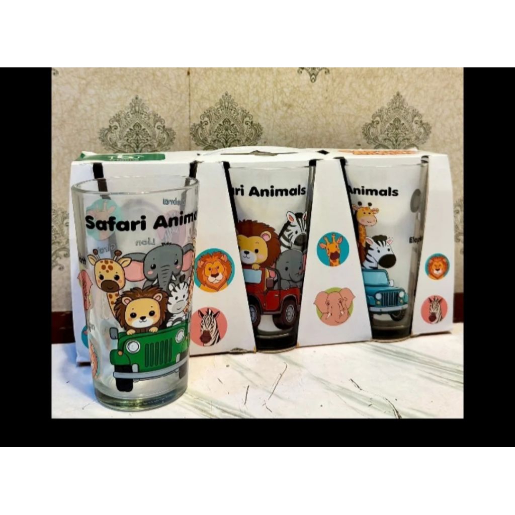 Gelas kaca animal | gelas lucu