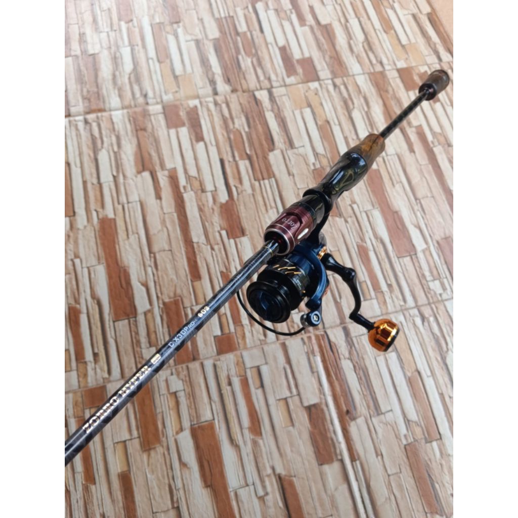 Pancing satu set Joran Zorro Hyper & Reel Zorro Orca
