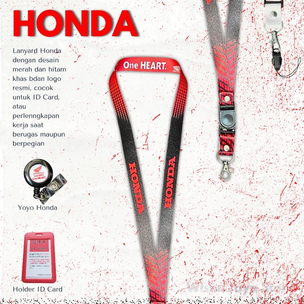 

LANYARD ID CARD HONDA TERBARU TERMURAH