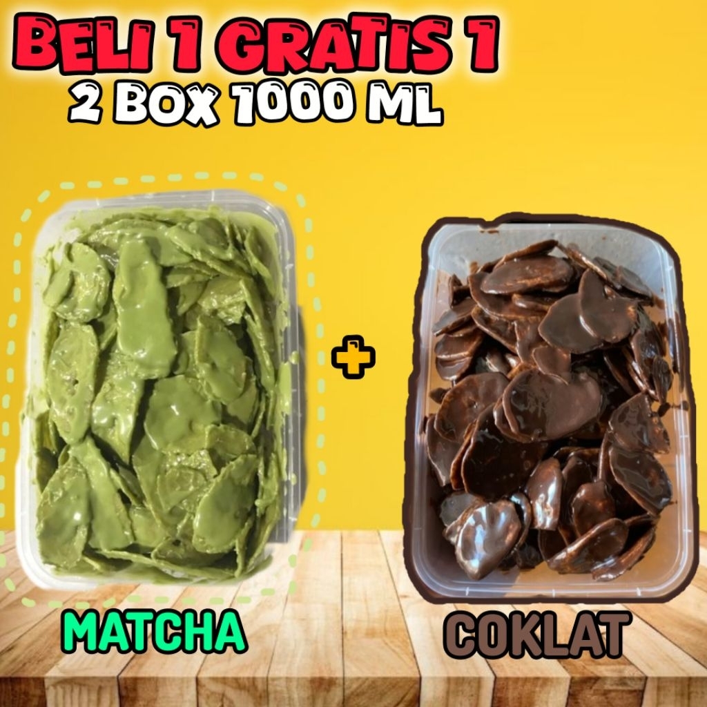 

PROMO 2 BOX 1000 ML| Keripik Pisang Coklat Lumer termurah | jisang by snack_krezzz