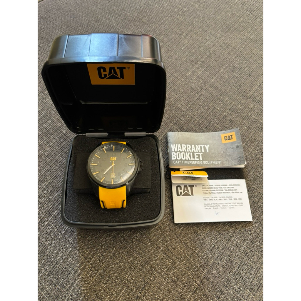 Jam Tangan CAT Caterpillar / CAT Caterpillar Watch Hitam Kuning