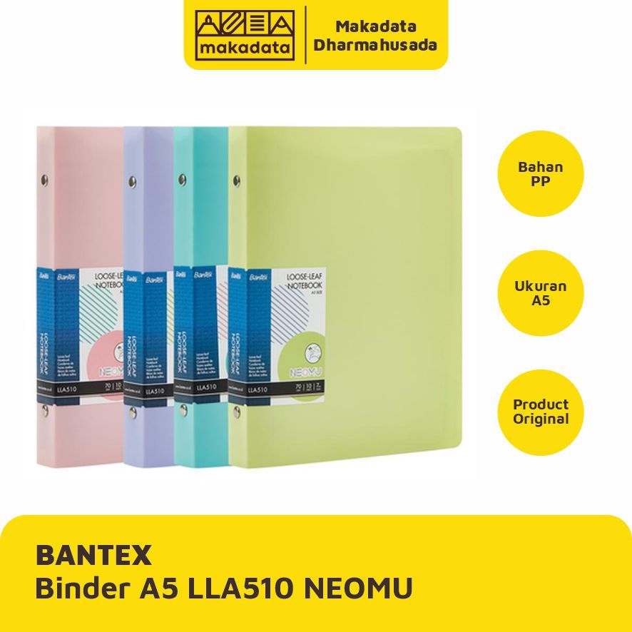 

BUKU BINDER NOTE A5 BANTEX LLA510 NEOMU (1 PCS)