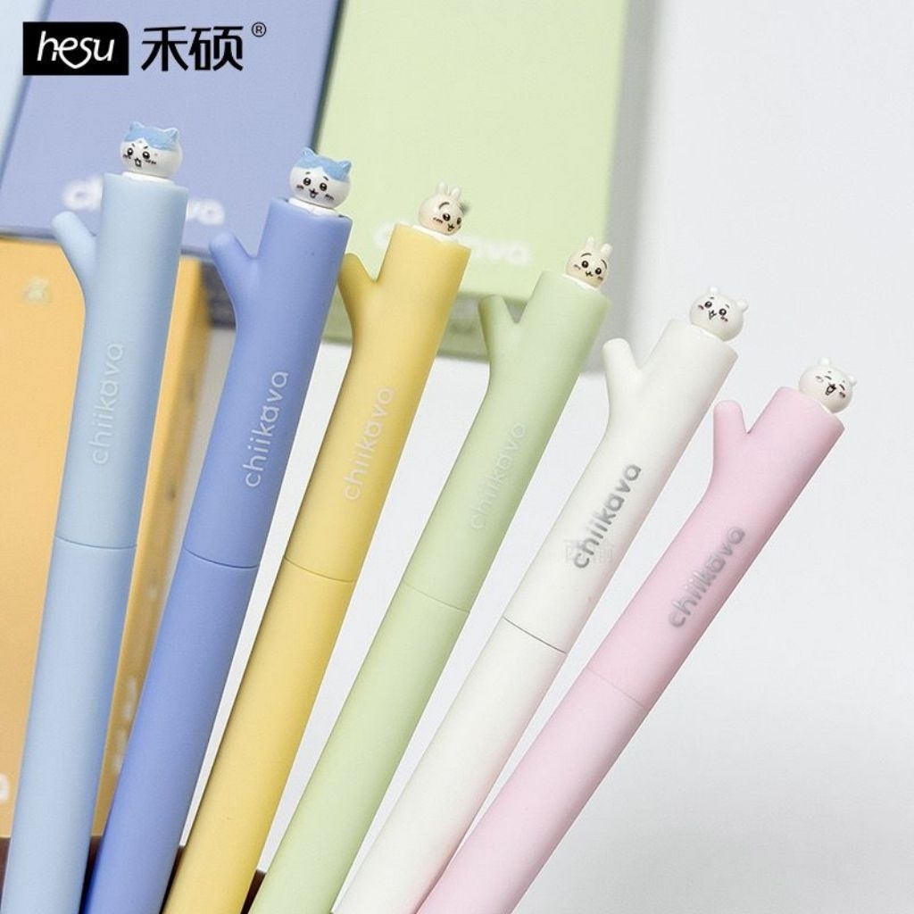 

Pulpen Chiikawa Hachi Usagi / Pena Karakter Unik Lucu / Pena Gel Twist Korean Lucu / Isi Ulang Tinta Pulpen Gel