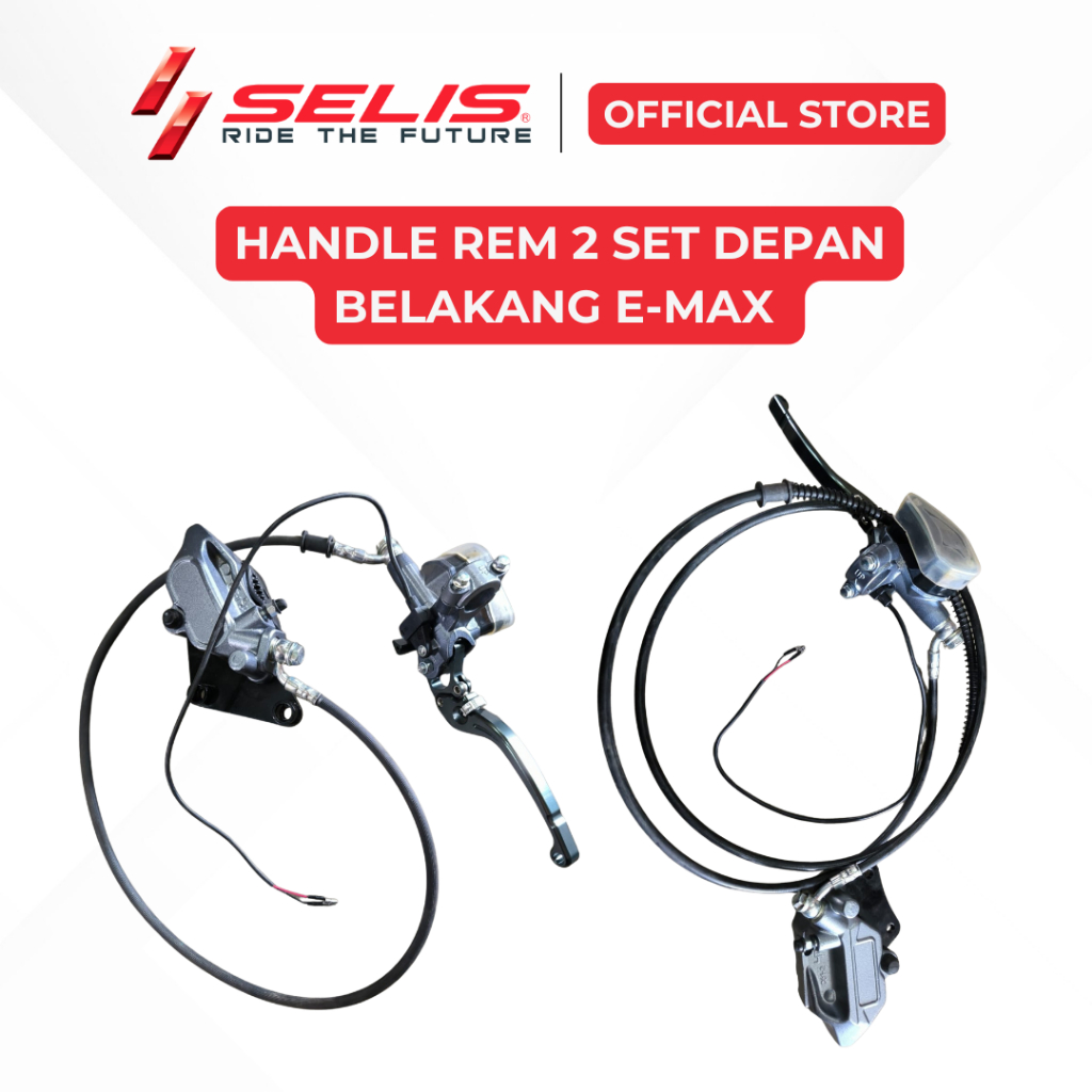 SELIS - Tali Kabel Rem Tangan Depan Motor Listrik Selis eMax ( Brake Lever Set )