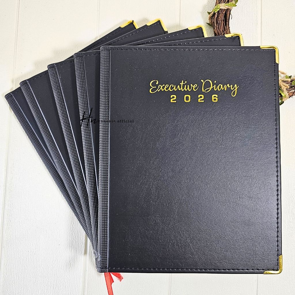 

AGENDA EXCECUTIVE DIARY TAHUN 2026 KERTAS CREAM / AGENDA TERBARU 2026 / NOTEBOOK