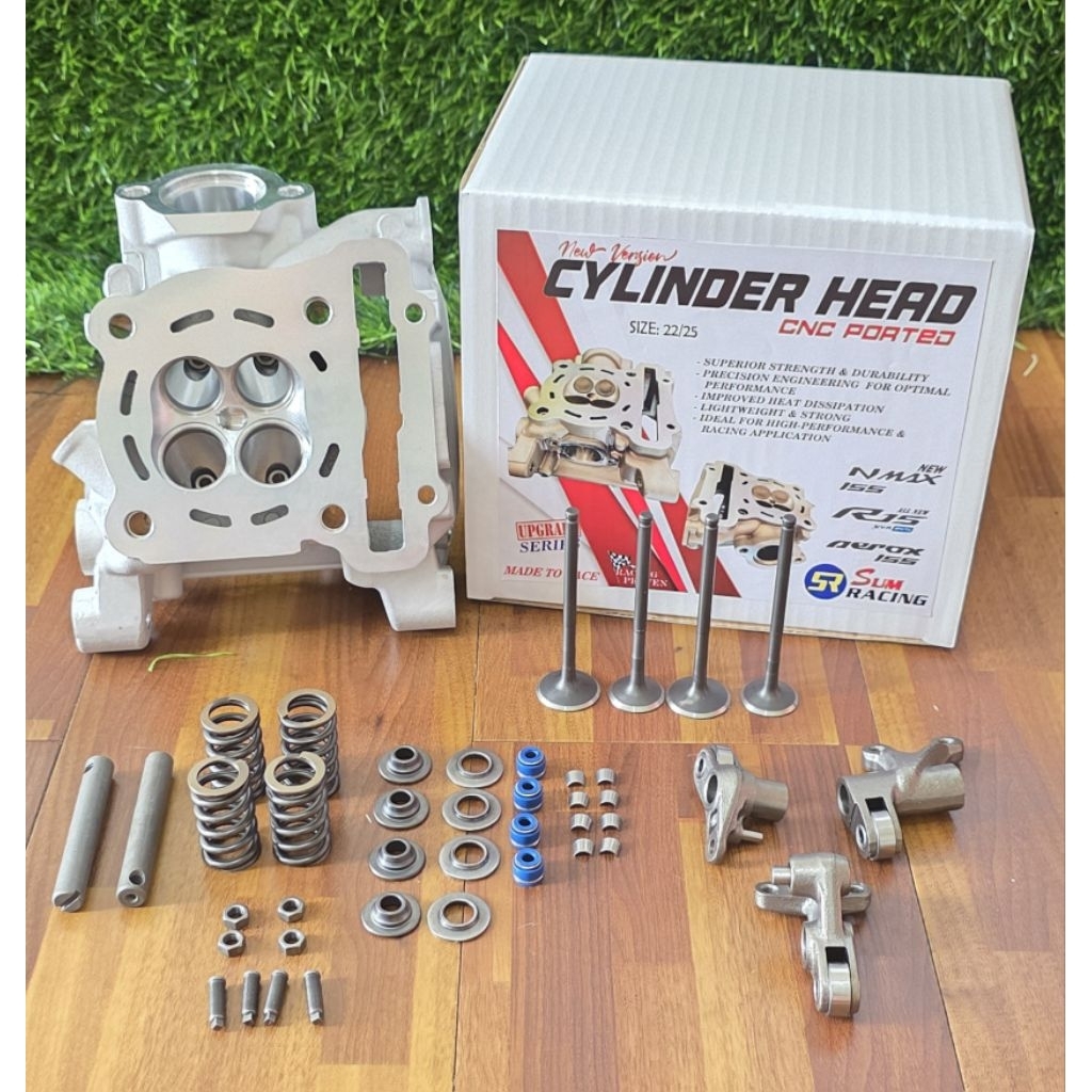 SUPER HEAD NEW NMAX, AEROX 155, R15VVA, WR155 SIZE 20/23 & 22/25 & 25/28 Porting CNC