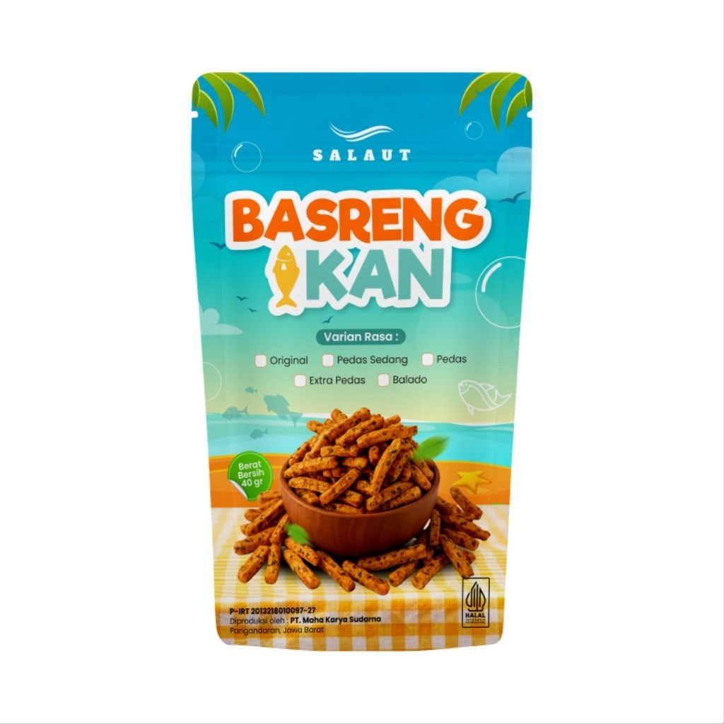 

Basreng Ikan Rasa Ekstra Pedas Daun Jeruk