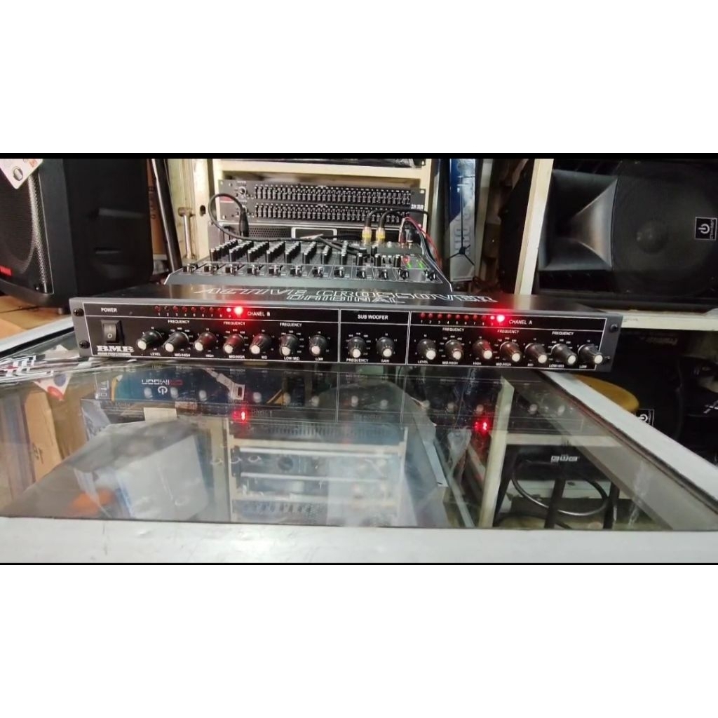 crossover aktif 4way +led