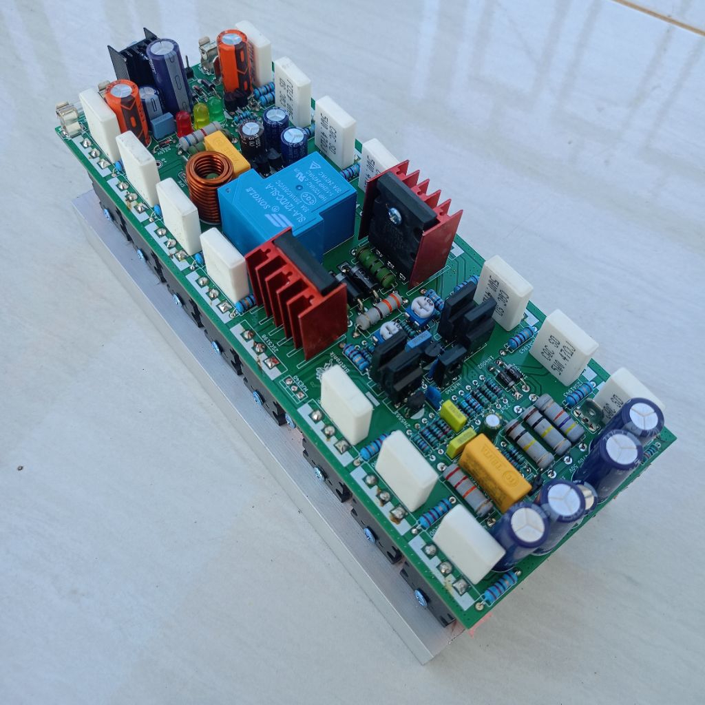 Kit Driver MCRD V3 2u 20cm Siap Bunyi 7 Set Transistor Final Toshiba Lengkap Speaker Protektor