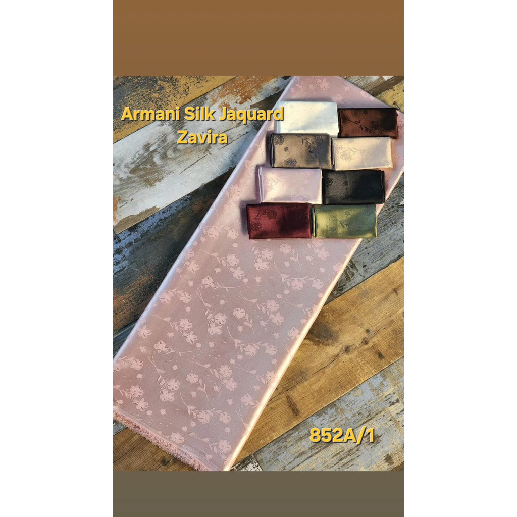 NEW ARMANI SILK JACQUARD/BAHAN KAIN ARMANI JACQUARD MOTIF