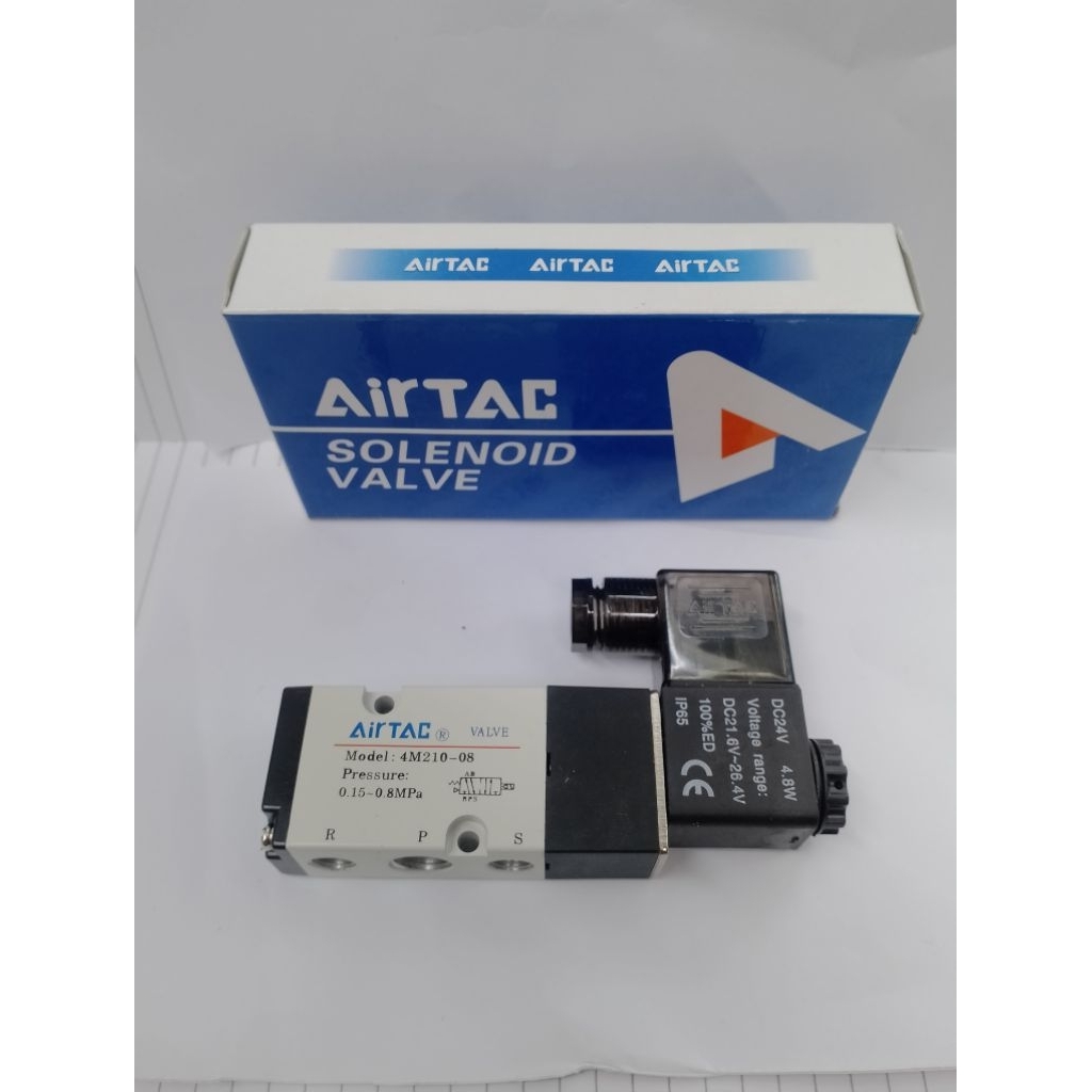 SOLENOID VALVE AIRTAC 4M210-08  AC 220 DC24V / SELENOID AIRTAC 4M210-08