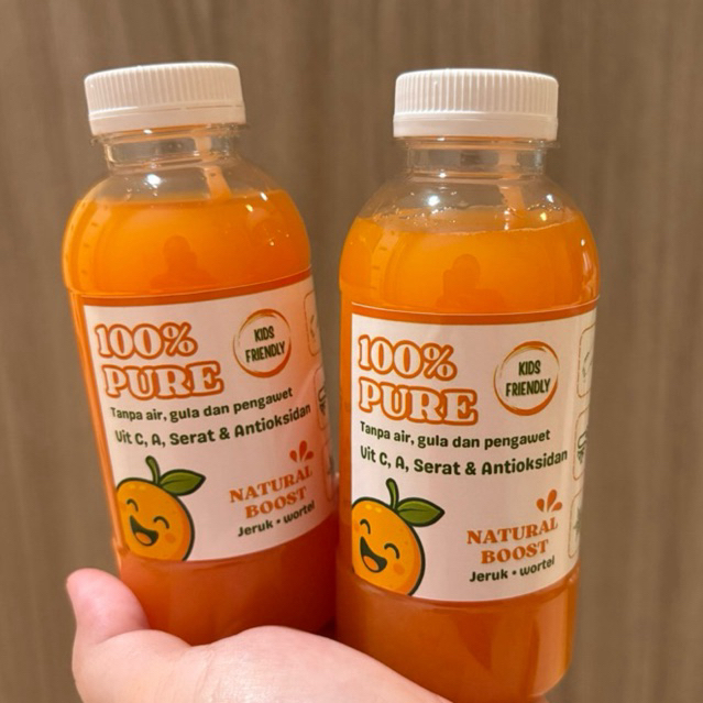 

100% PURE : Jeruk & Wortel | Jus sehat | Jus murni | Jus anak-anak