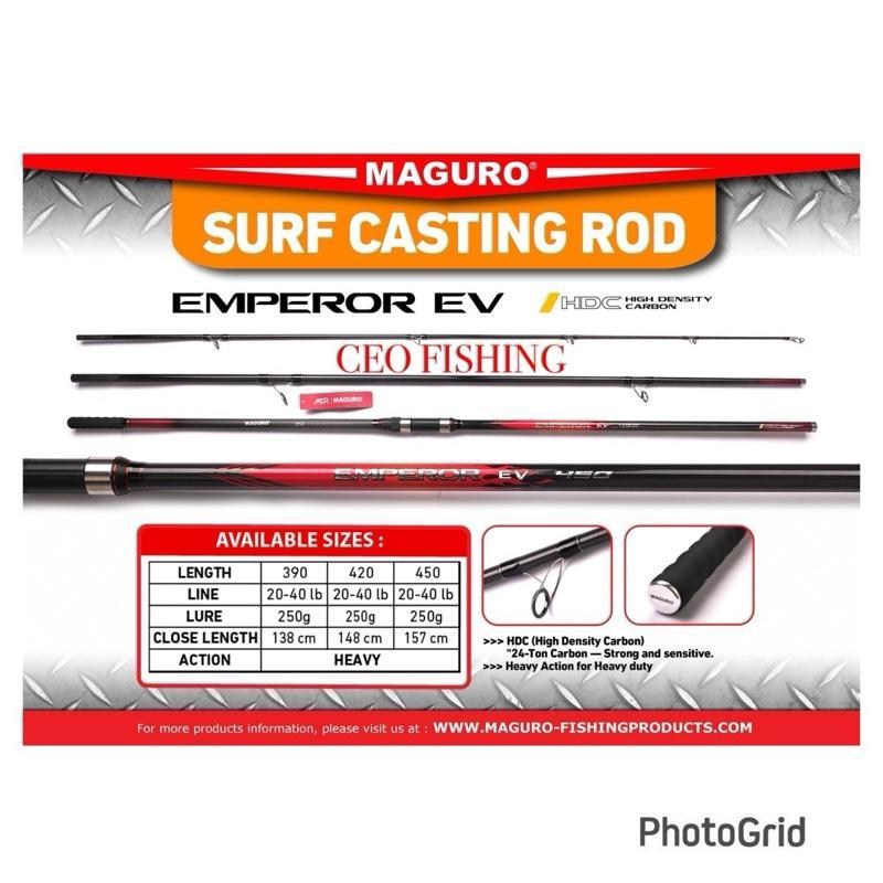 Joran MAGURO EMPEROR EV-X EV 390 | 420 | Joran Travel III | Joran SURF CASTING Sambung 3