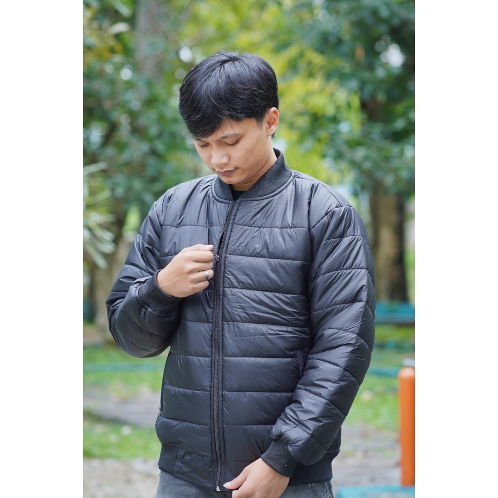 Jaket Parasut Pria - Jaket Gelembung Pria - Jaket Bomber pria - Jaket Winter
