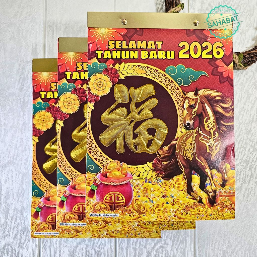 KALENDER HARIAN SOBEK BESAR CINA TAHUN 2026 TERBARU