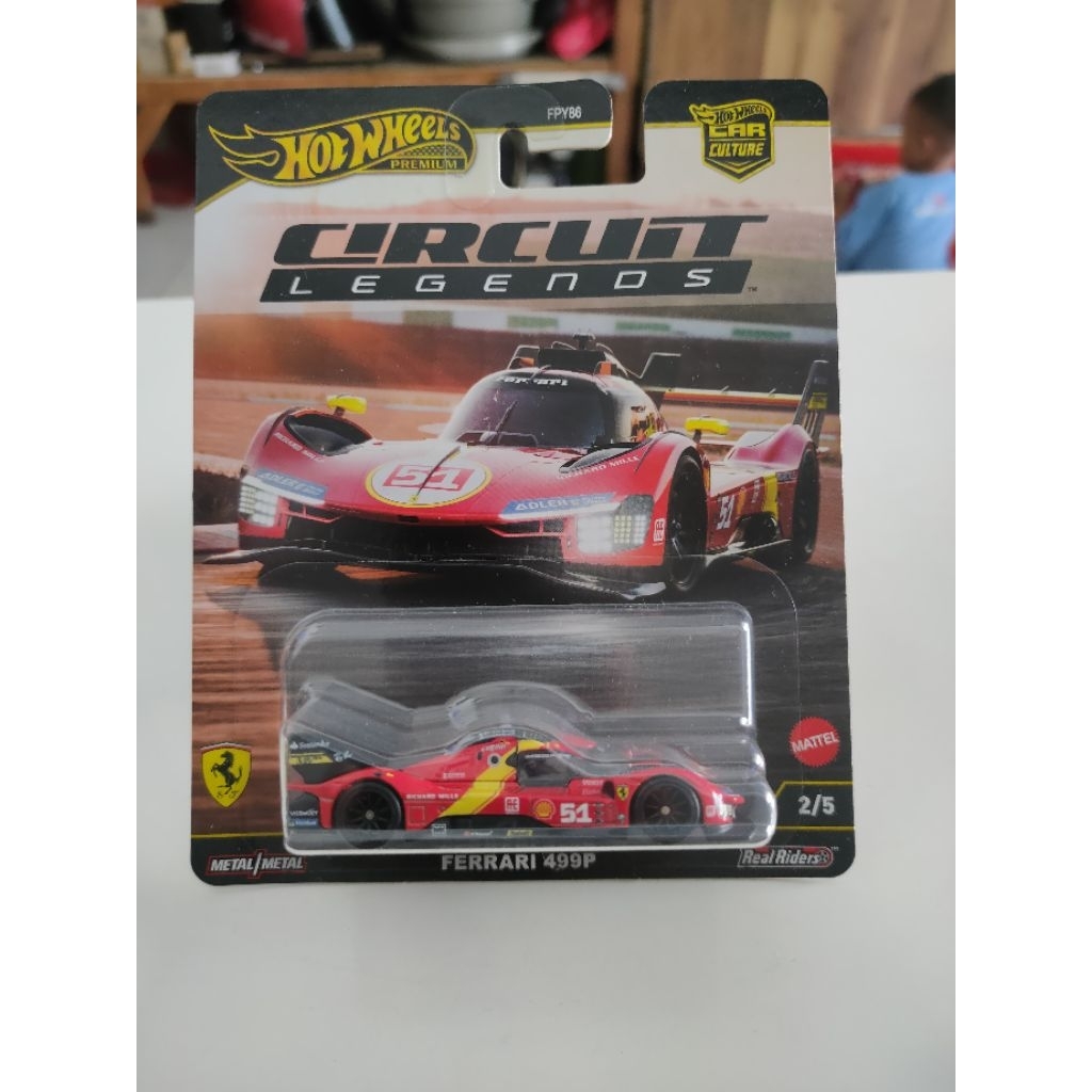 hot wheels circuit legend ferari 499p