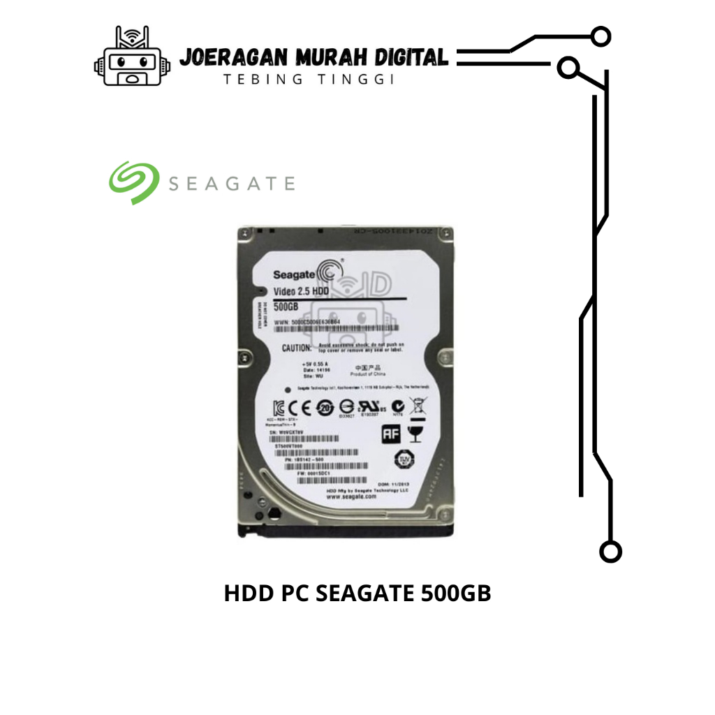 HDD Hard Disk NB Seagate 500GB Slim