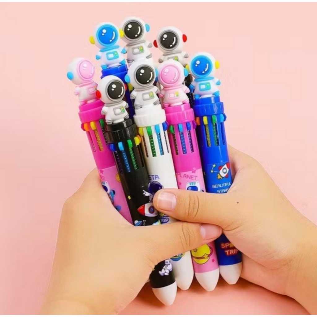 

Pena Gel 10 Warna Karakter Astronot/ Bulpen Gel Motif Karakter Multiwarna / Pulpen Gel / Bolpoin Gel Tinta Stationery