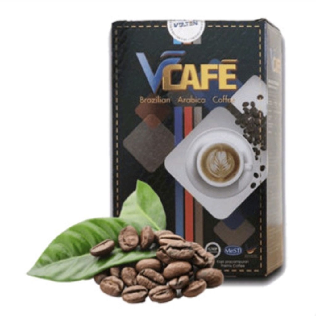 

VOLTEN Vcafe minuman herbal serbuk kopi krimer ala brazilian arabica coffee 400gr (20 sachet x 20 gr)
