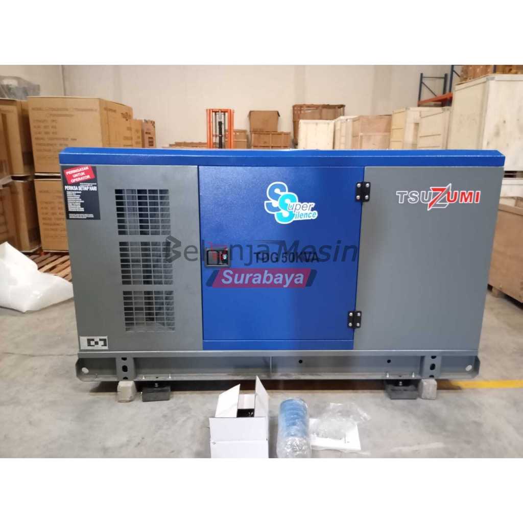Genset 50 KVA Silent Diesel 3 Phase Tsuzumi TDG 50 KVA Japan Technology