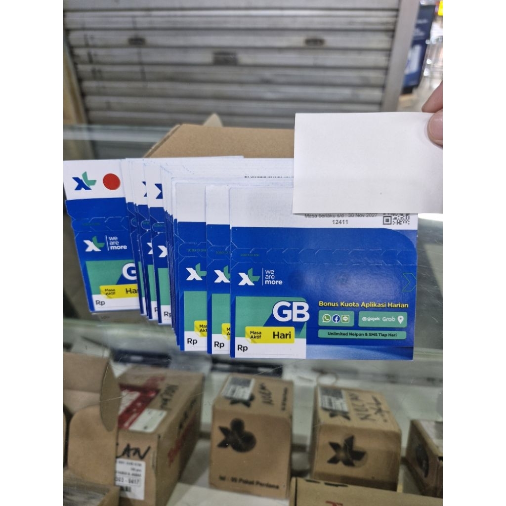 kartu perdana XL 0k & kuota segel INJECT KUOTA