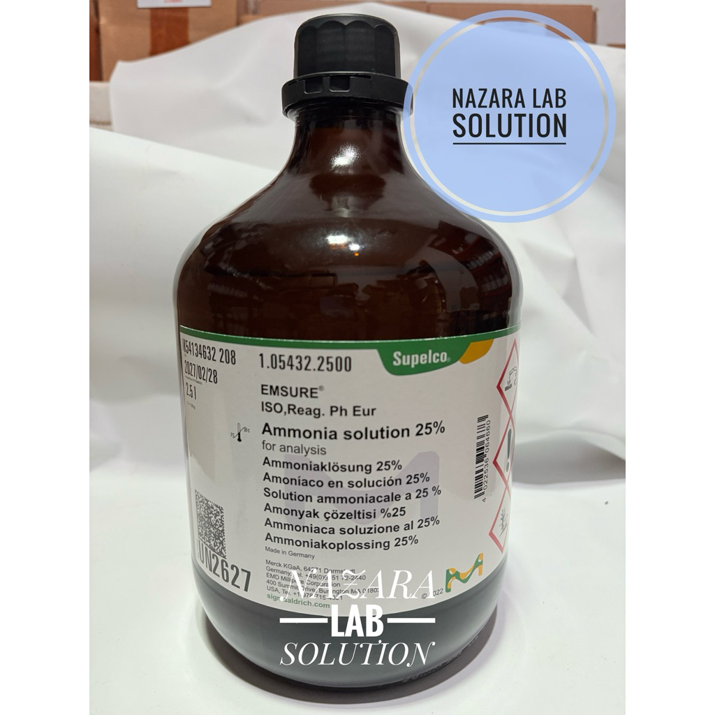 AMMONIA SOLUTION 2,5L / LARUTAN AMONIA / NH4OH MERCK 105432