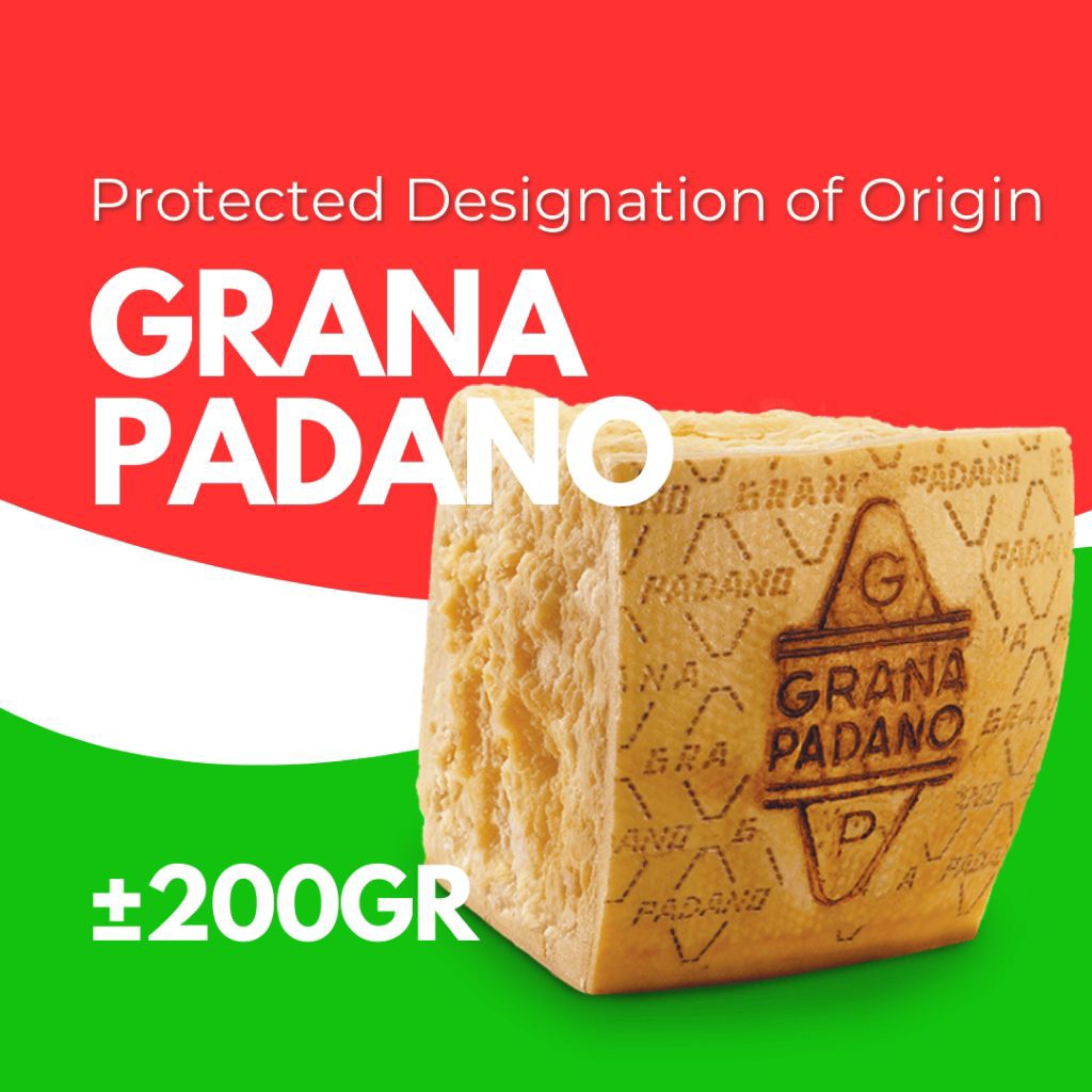 

GRANA PADANO DOP PDO PARMESAN NATURAL CHEESE ASLI ITALIA