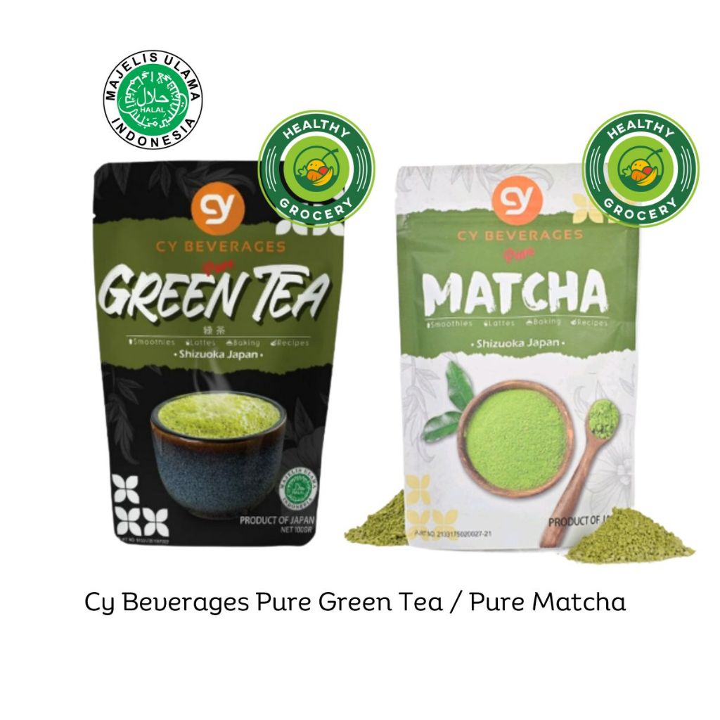 

Cy Beverages Pure Matcha 80gr / Pure Green Tea 100gr