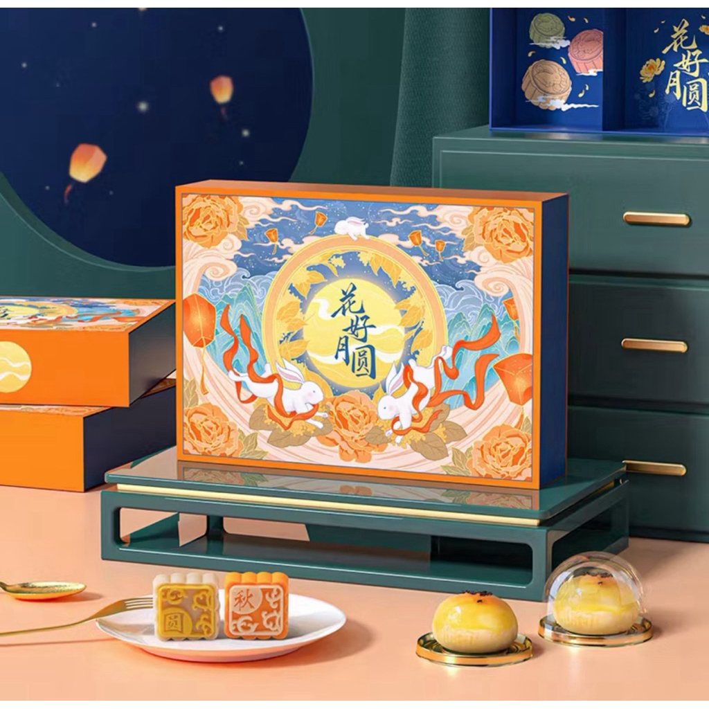 

(ECERAN) kotak mooncake isi 6 50-75gr