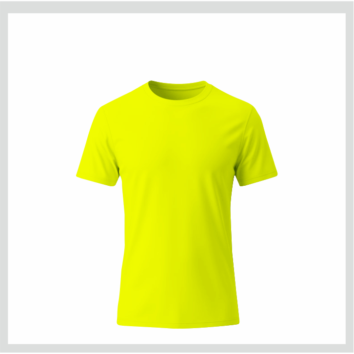 kaos polos warna KUNING LEMON catton combed 24 pria dan wanita