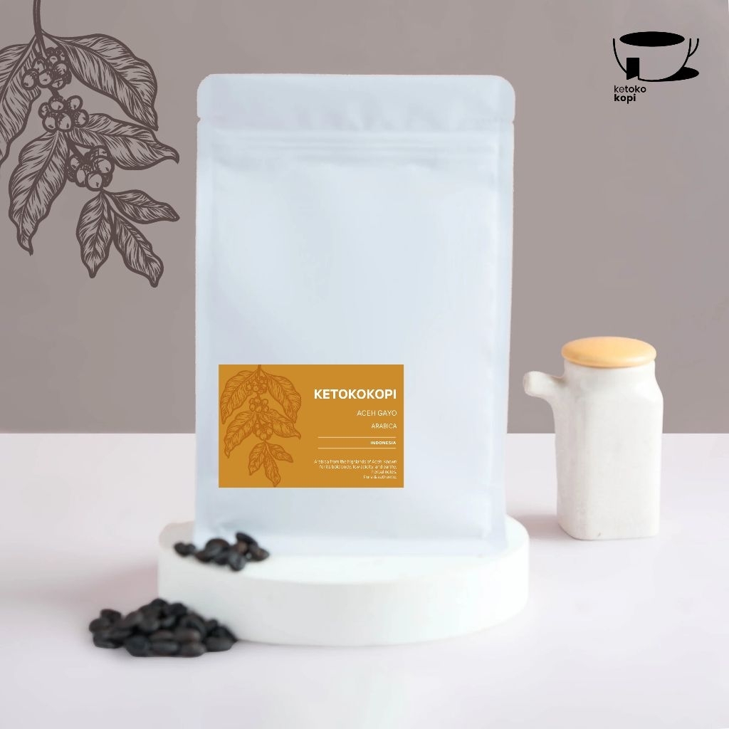 

Kopi Aceh Gayo 100% Arabica 200 Gram Biji/Giling -Original