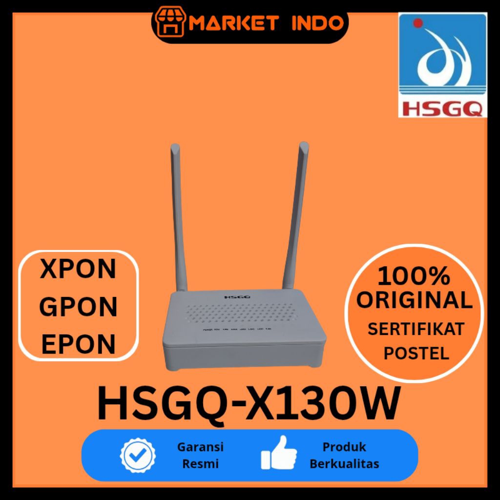 Modem Router HSGQ 130W ONU | XPON  GPON EPON WIFI 2.4GHz Fiber
