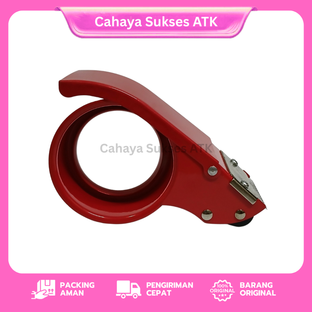 

Joyko Dispenser Lakban TD-2S – Tape Cutter Besi Tajam, Alat Pemotong Plakban